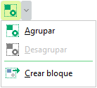 group and create blocks