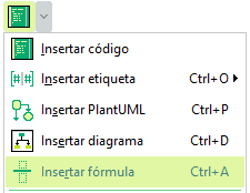 insertar fórmula