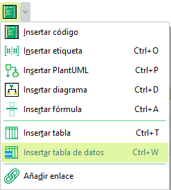 insert table data