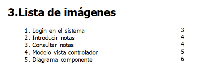 vista lista imágenes