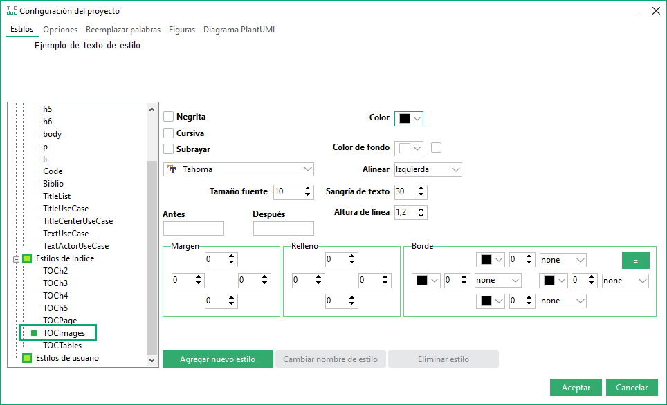 editing list images style